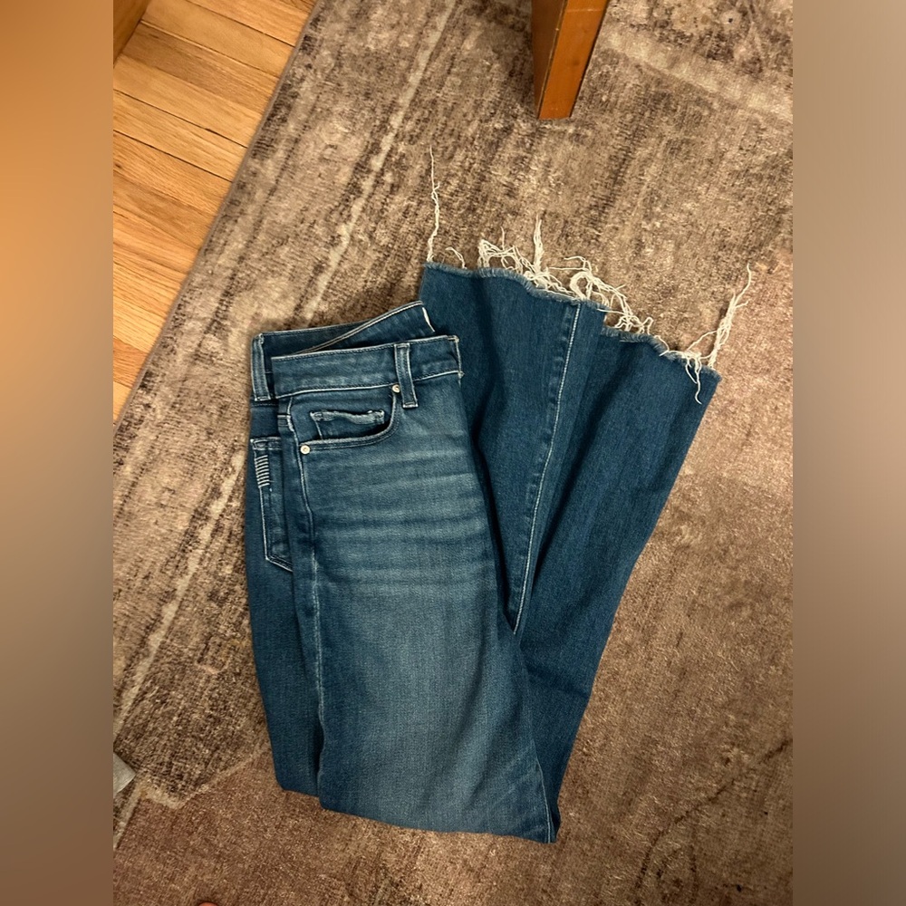Paige Claudine Raw Hem Jeans